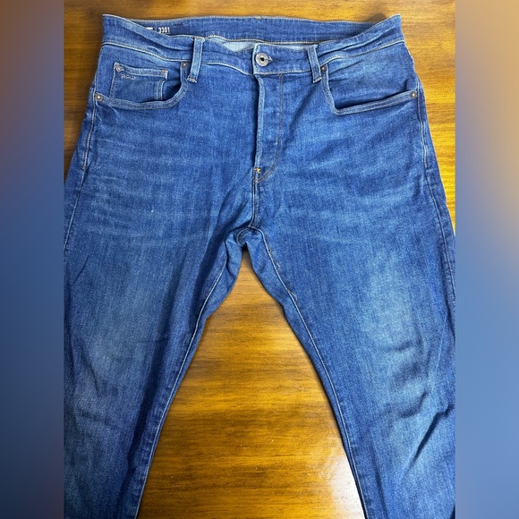 G-Star Raw 3301 Slim Jeans 34X32 - Picture 4 of 8